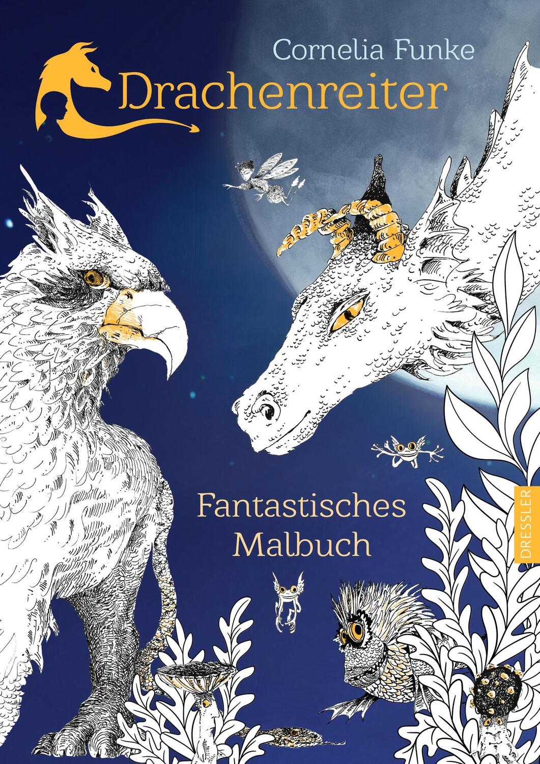 Cover: 4260160882120 | Drachenreiter. Fantastisches Malbuch | Cornelia Funke | Taschenbuch