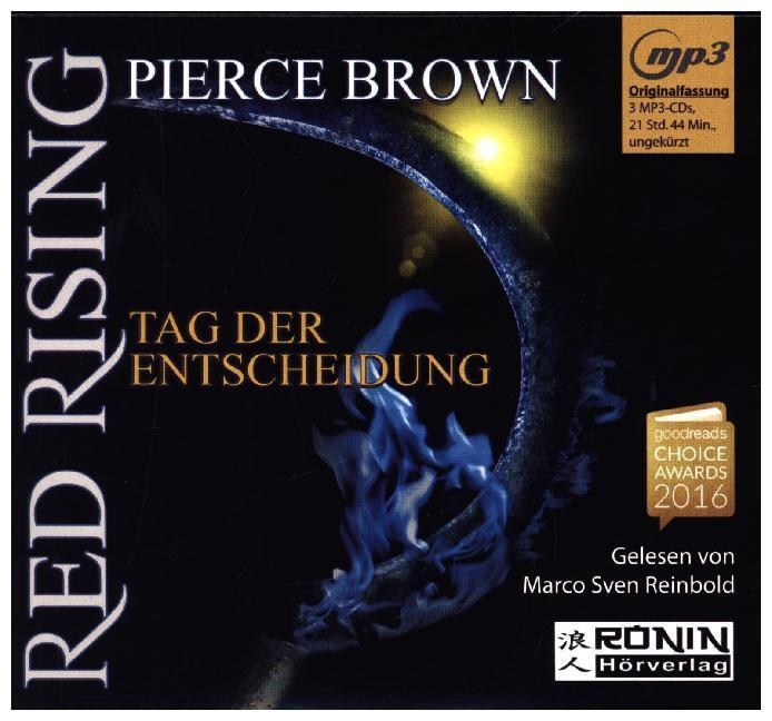 Cover: 9783946349662 | Red Rising 3, 3 MP3-CDs | Tag der Entscheidung | Pierce Brown | CD