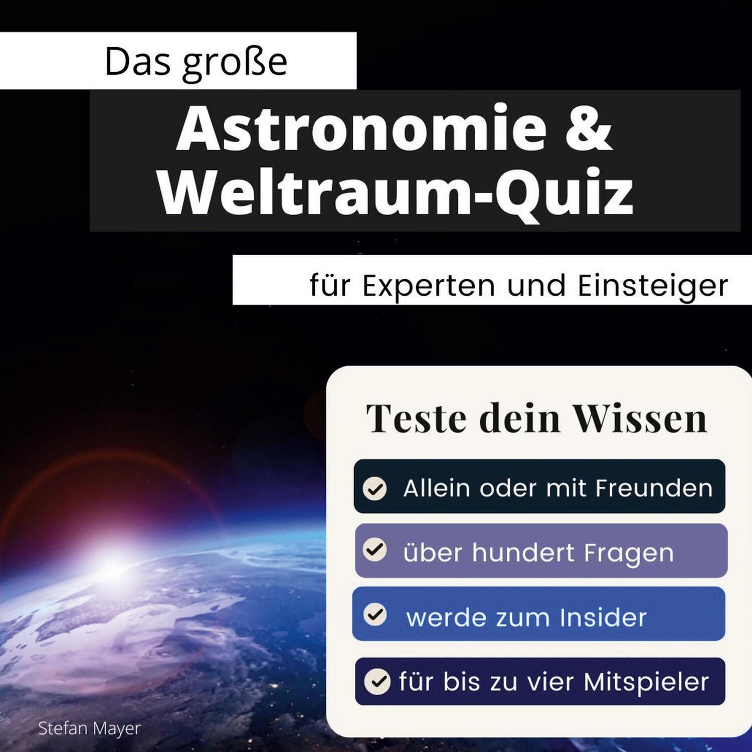 Cover: 9783750524491 | Das große Astronomie & Weltraum-Quiz für Experten und Einsteiger