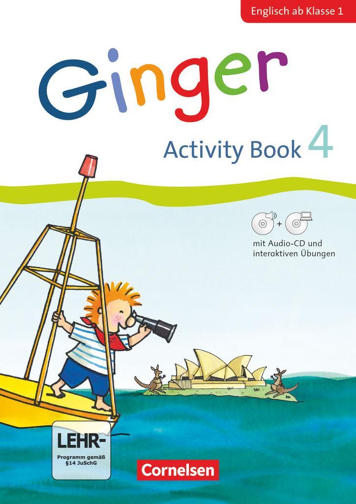 Cover: 9783060816057 | Ginger - Early Start Edition - Activity Book 4. Englisch ab Klasse...