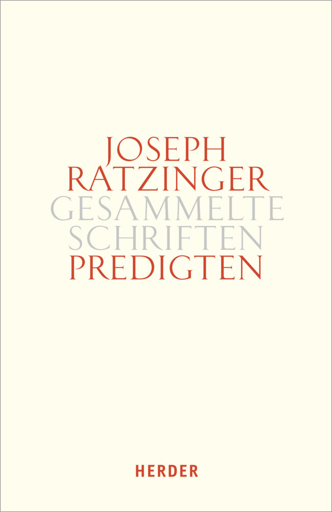 Cover: 9783451381140 | Predigten. Tlbd.1 | Joseph Ratzinger | Buch | Mit Leseband | 2019