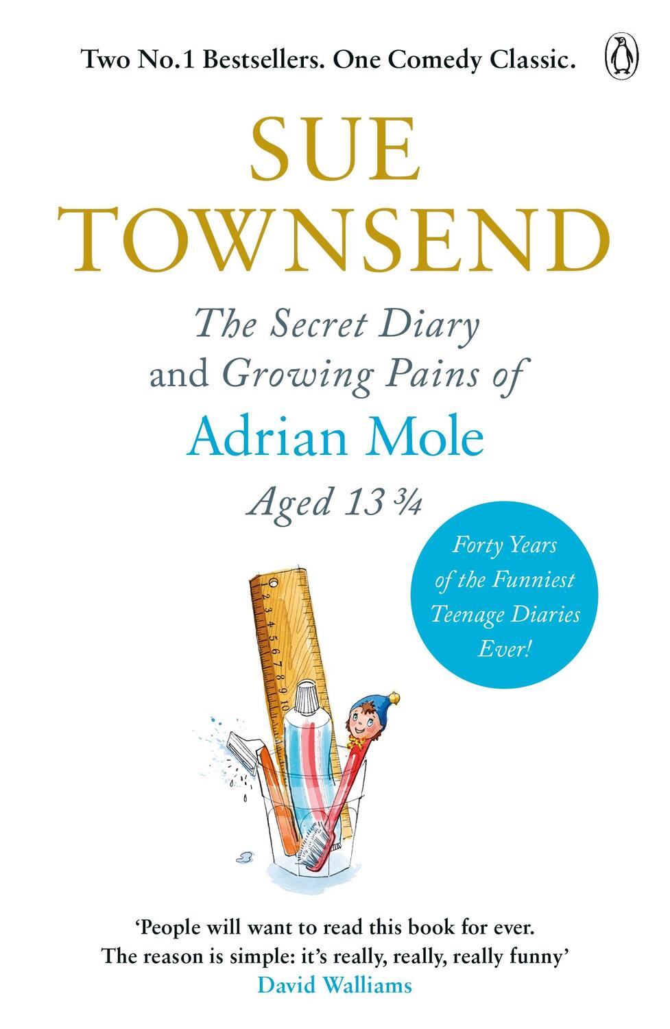 Cover: 9781405932189 | The Secret Diary &amp; Growing Pains of Adrian Mole Aged 13 ¾ | Townsend