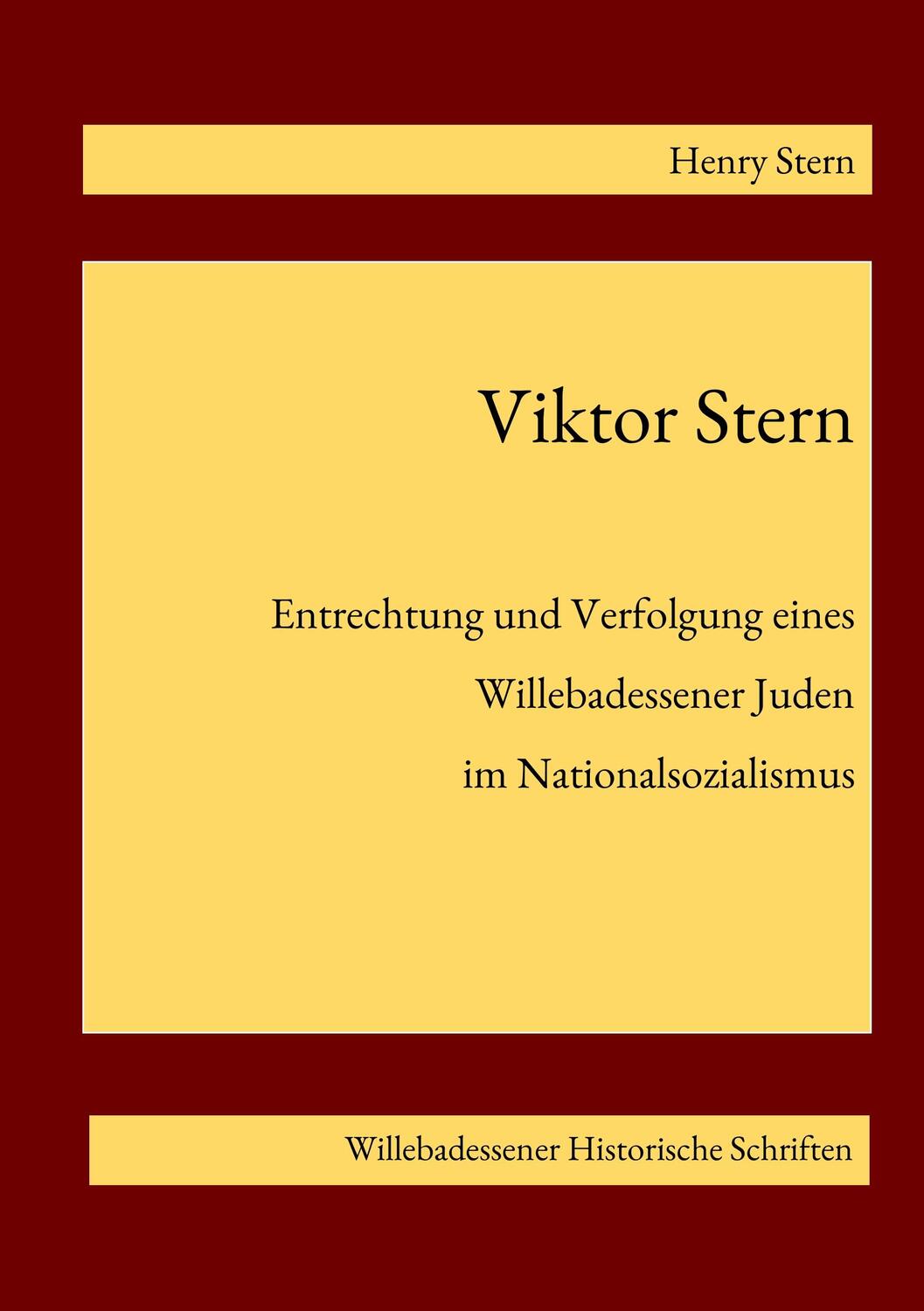 Cover: 9783749471577 | Viktor Stern | Henry Stern (u. a.) | Taschenbuch | Paperback | 60 S.