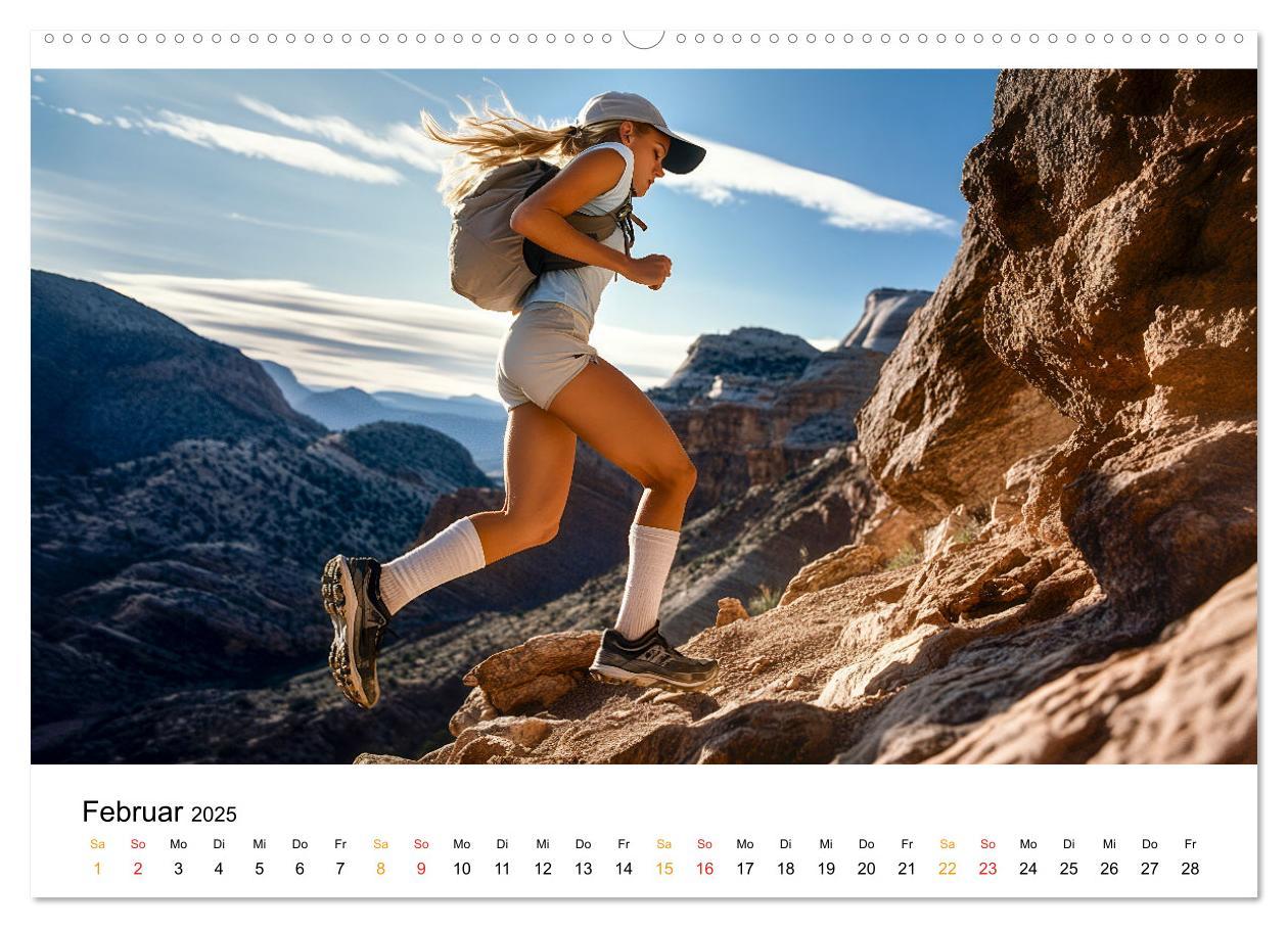 Bild: 9783457234693 | Trailrunning Power (Wandkalender 2025 DIN A2 quer), CALVENDO...