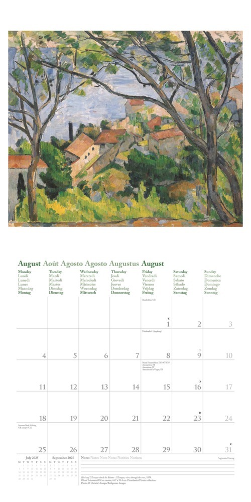 Bild: 4002725994943 | N NEUMANNVERLAGE - Paul Cézanne 2025 Broschürenkalender, 30x30cm,...