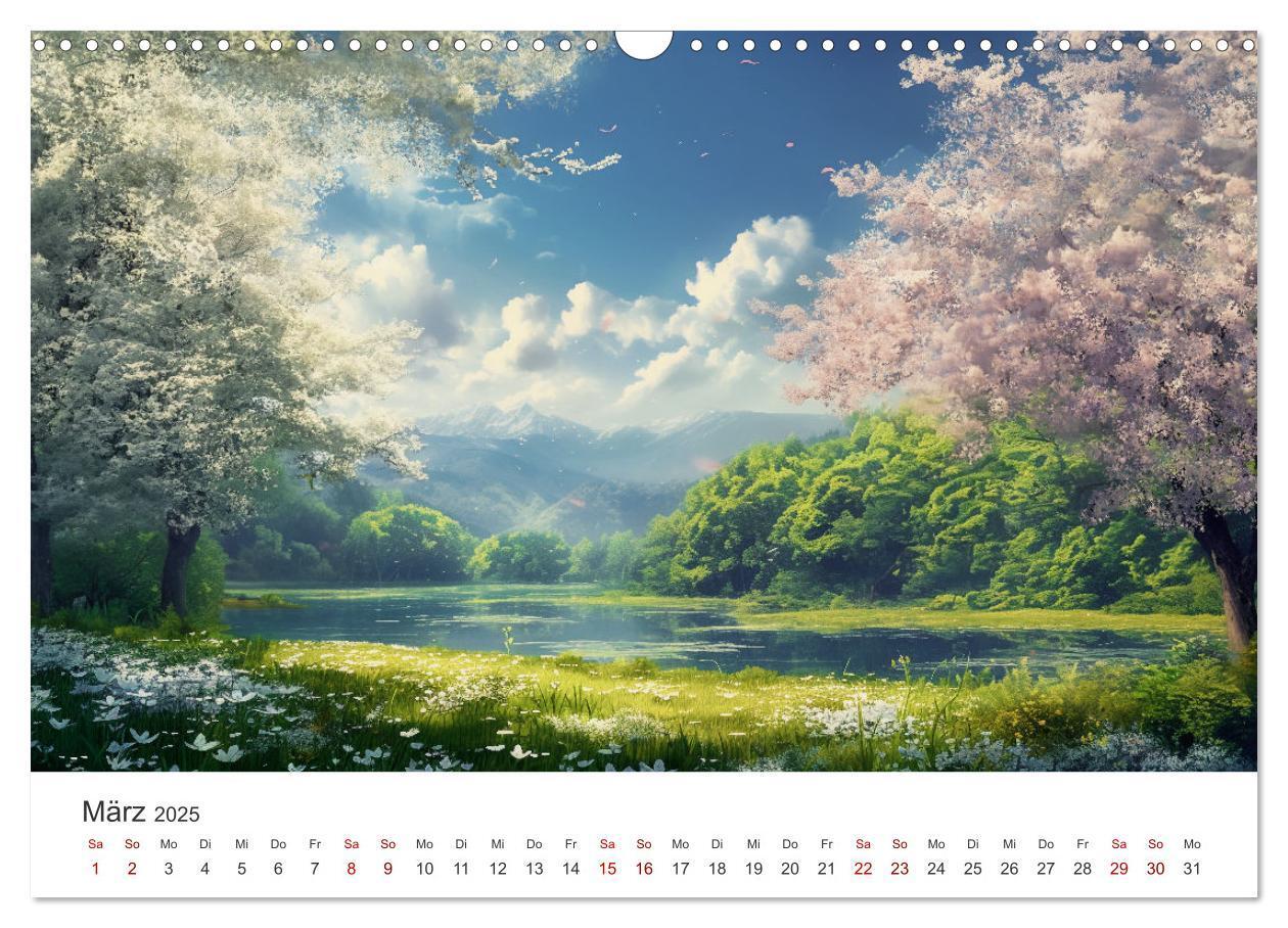 Bild: 9783383786129 | Anime - Welten: Eine Reise durch verträumte Welten (Wandkalender...