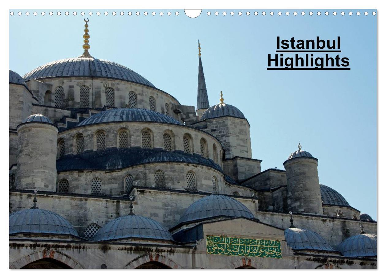 Cover: 9783383634949 | Istanbul Highlights (Wandkalender 2024 DIN A3 quer), CALVENDO...