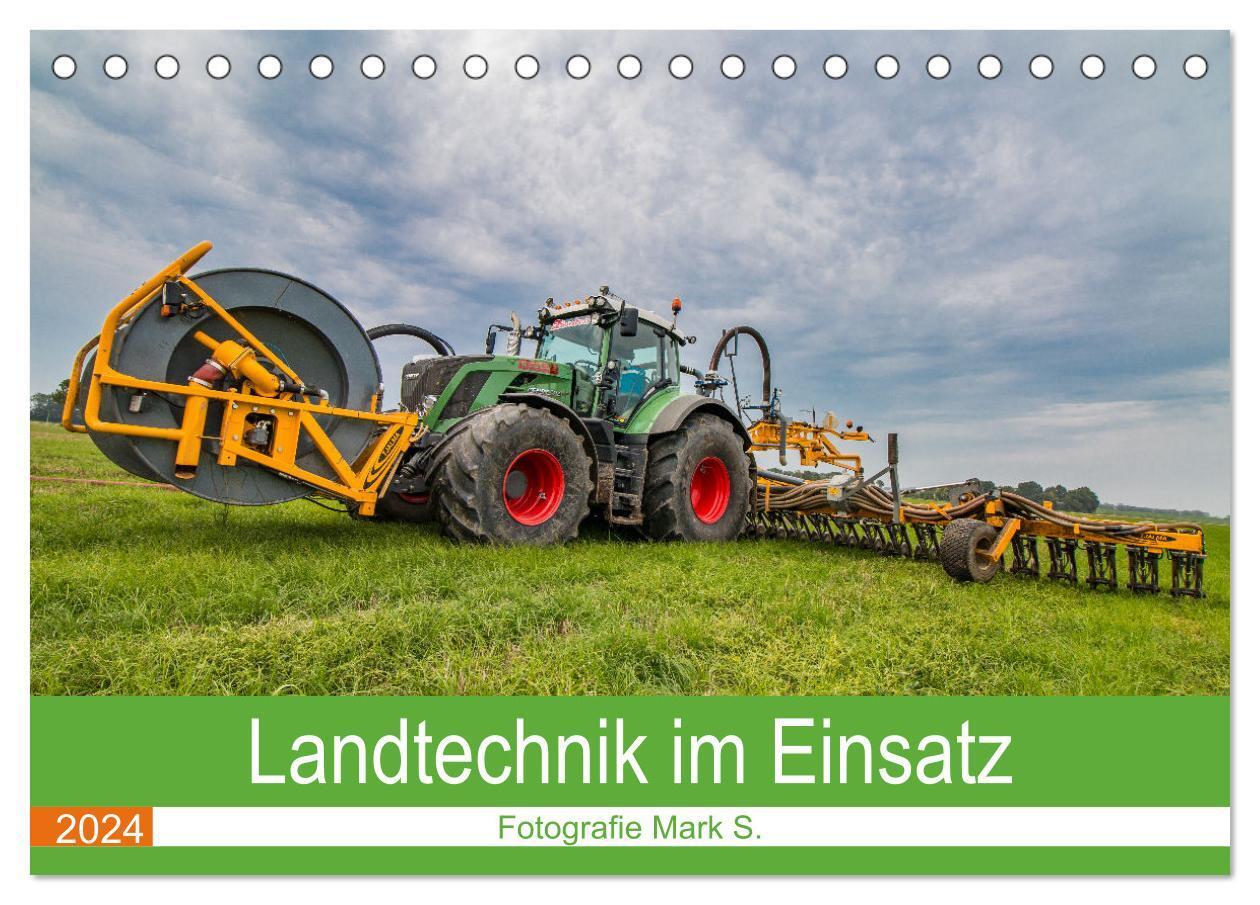 Cover: 9783675980174 | Landtechnik im Einsatz (Tischkalender 2024 DIN A5 quer), CALVENDO...