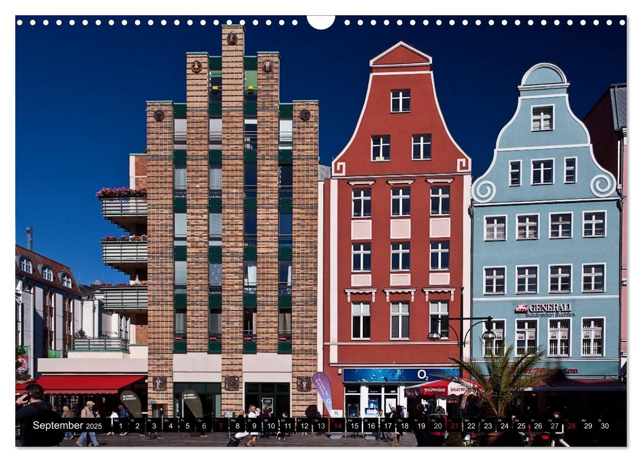 Bild: 9783435549580 | Ostseeperle Rostock (Wandkalender 2025 DIN A3 quer), CALVENDO...