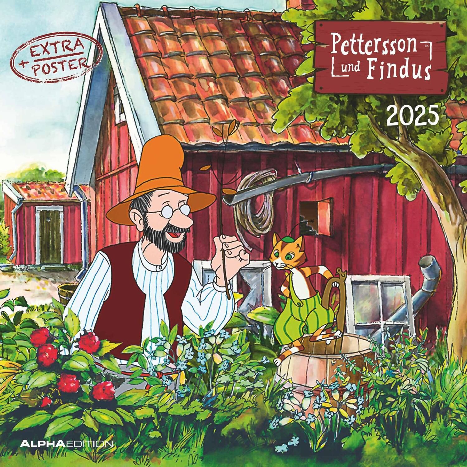 Cover: 4251732343958 | Pettersson &amp; Findus 2025 - Broschürenkalender 30x30 cm (30x60...