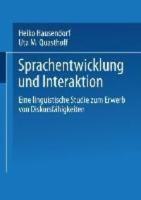 Cover: 9783531127439 | Sprachentwicklung und Interaktion | Uta M. Quasthoff | Taschenbuch