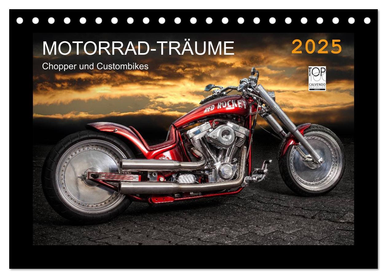 Cover: 9783435707973 | Motorrad-Träume ¿ Chopper und Custombikes (Tischkalender 2025 DIN...