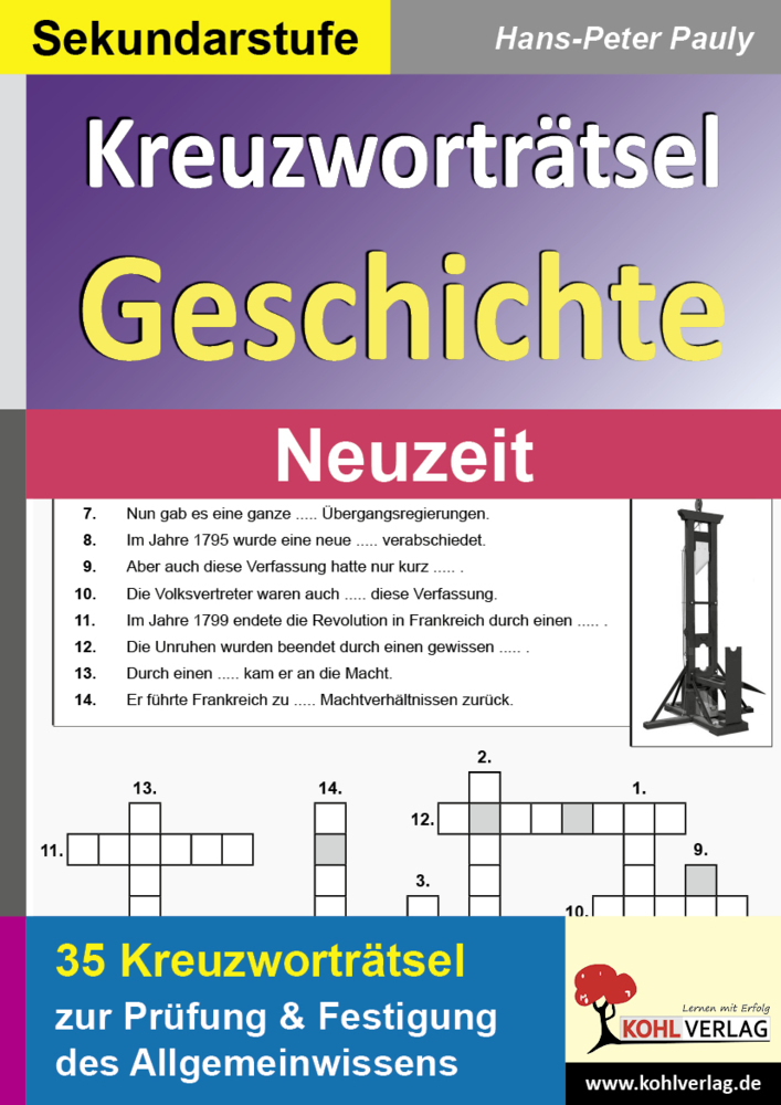 Cover: 9783866324893 | Kreuzworträtsel Geschichte in der Neuzeit | Angelika Hofmann | Buch
