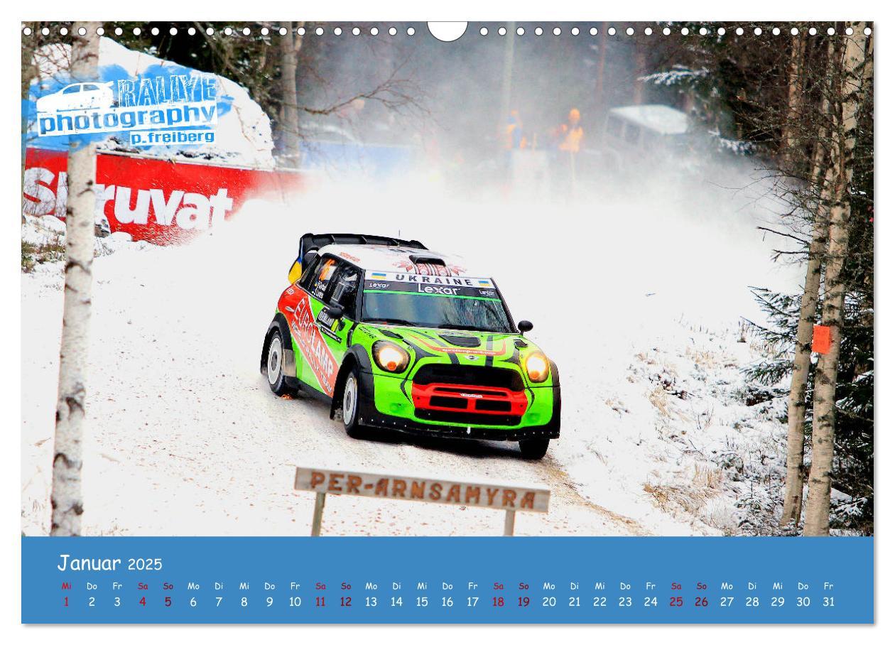 Bild: 9783435343393 | WRC Schweden White Open 2025 (Wandkalender 2025 DIN A3 quer),...