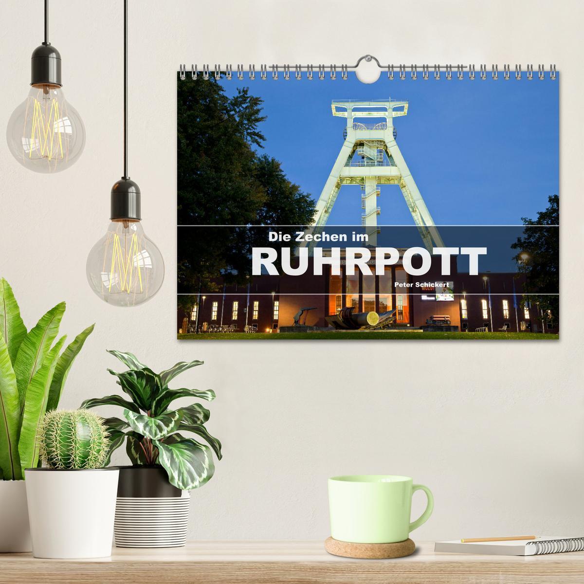 Bild: 9783383801761 | Die Zechen im Ruhrpott (Wandkalender 2025 DIN A4 quer), CALVENDO...