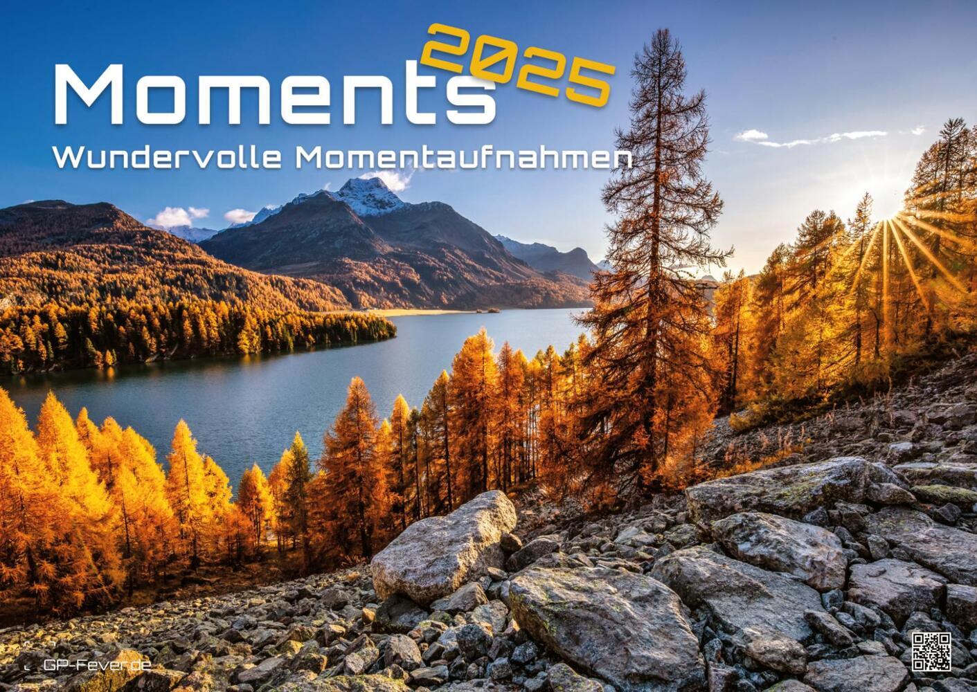 Cover: 9783986734152 | Moments - wundervolle Momentaufnahmen - 2025 - Kalender DIN A2 | 15 S.