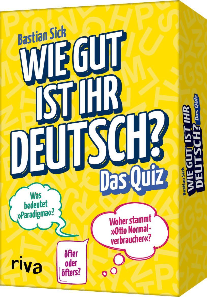 Cover: 9783742318756 | Wie gut ist Ihr Deutsch? - Das Quiz | Bastian Sick | Box | Schachtel