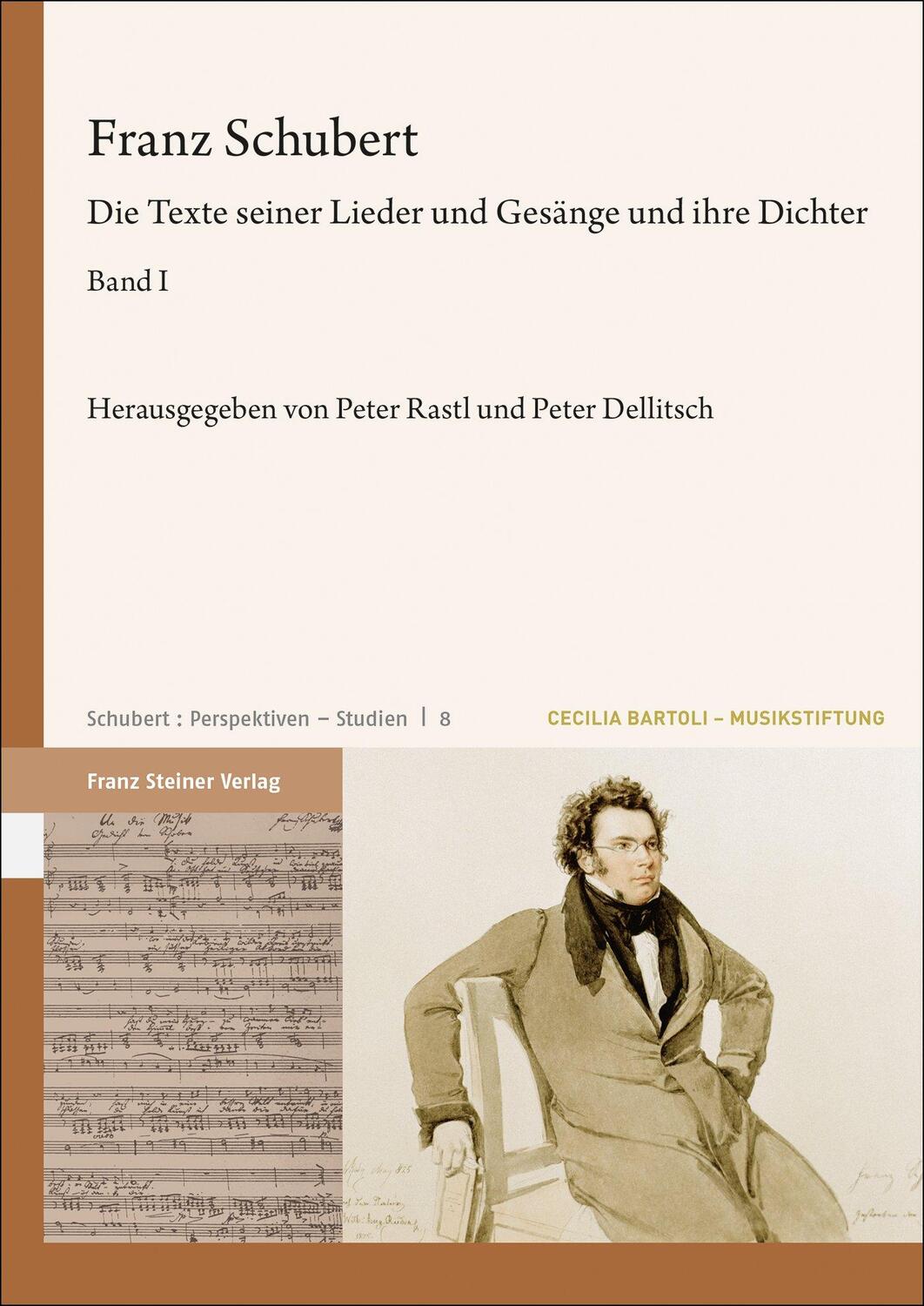 Cover: 9783515133395 | Franz Schubert | Die Texte seiner Lieder und Gesänge und ihre Dichter