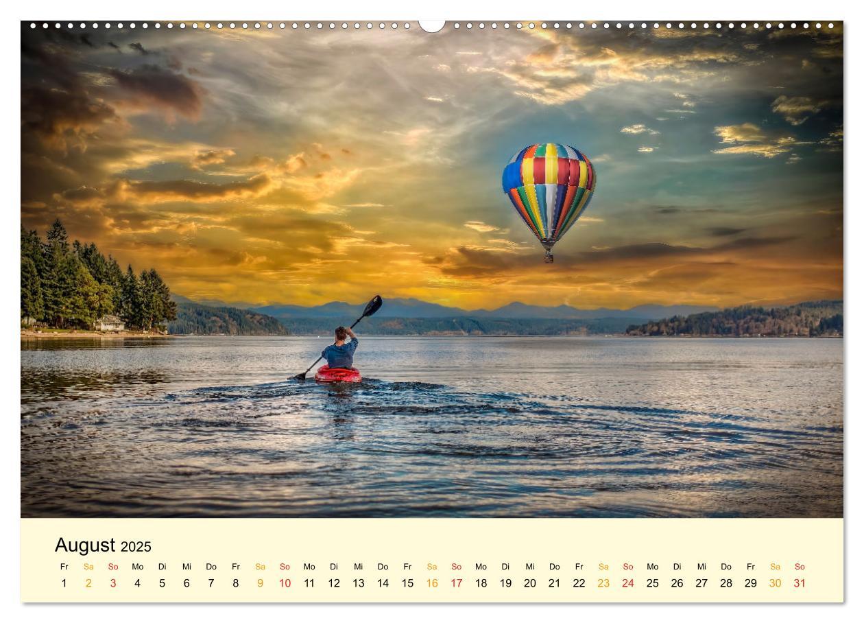 Bild: 9783383922923 | Kajak Abenteuer (Wandkalender 2025 DIN A2 quer), CALVENDO...