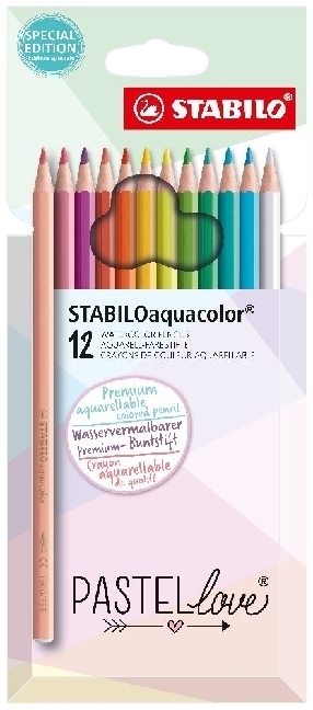 Cover: 4006381590396 | STABILOaquacolor 12er Pastellove Etui | Stück | In Karton | 1612/7