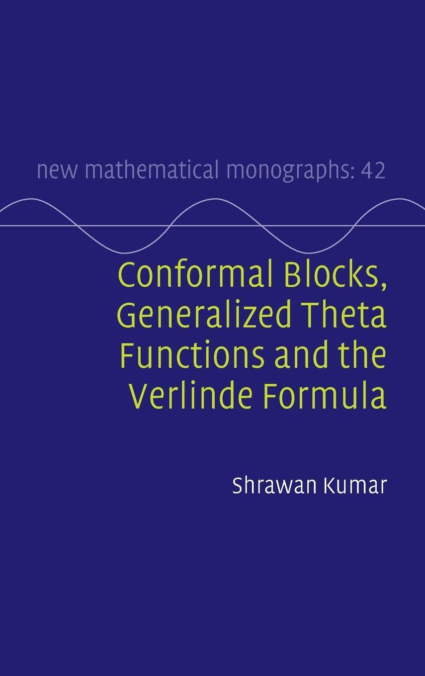 Cover: 9781316518168 | Conformal Blocks, Generalized Theta Functions and the Verlinde Formula