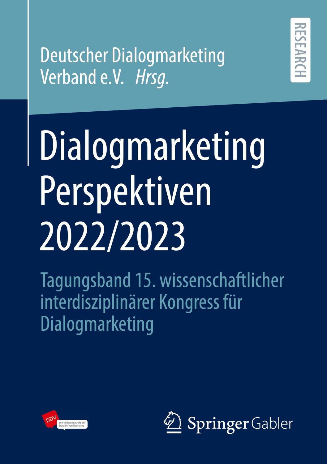 Cover: 9783658407520 | Dialogmarketing Perspektiven 2022/2023 | V. | Taschenbuch | Deutsch