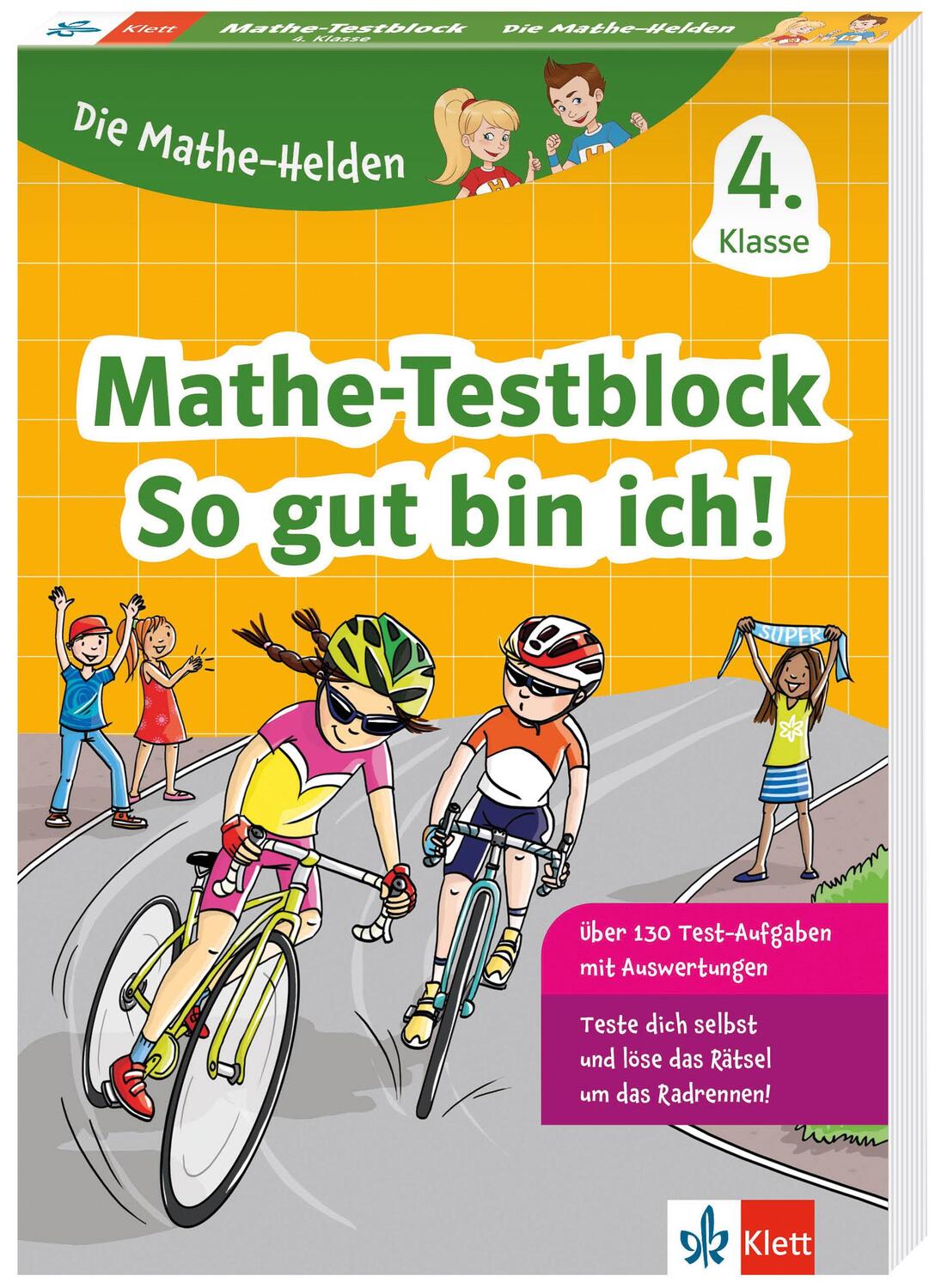 Cover: 9783129496954 | Klett Die Mathe-Helden: Mathe-Testblock So gut bin ich! 4. Klasse