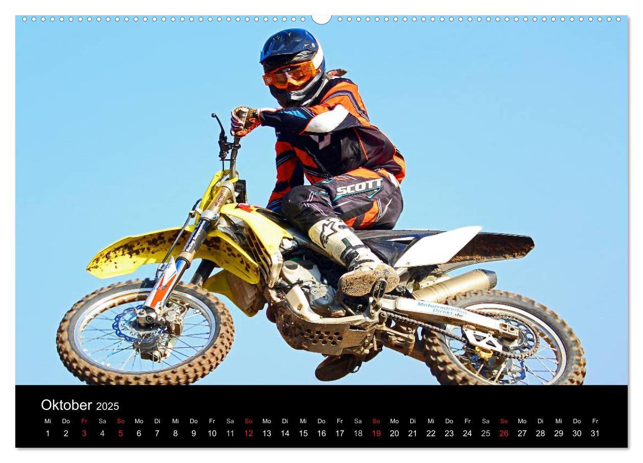 Bild: 9783435517176 | Motocross Kalender - Emotionen auf 2 Rädern (Wandkalender 2025 DIN...