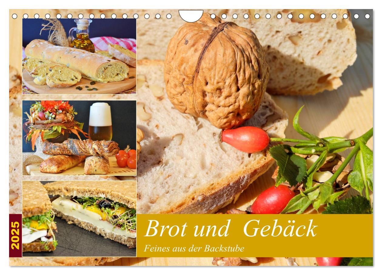 Cover: 9783435197163 | Brot und Gebäck. Feines aus der Backstube (Wandkalender 2025 DIN A4...