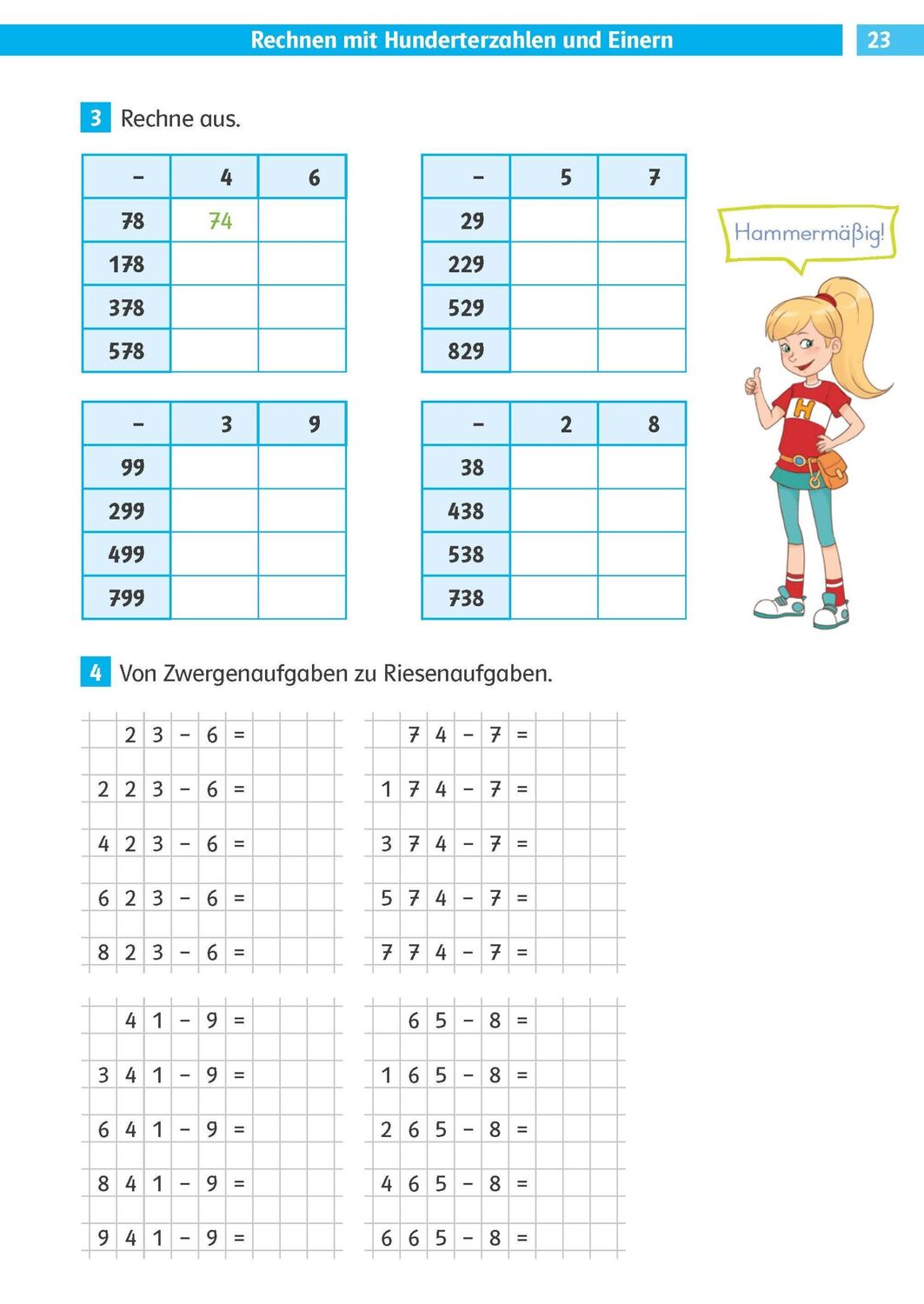 Bild: 9783129493847 | Klett Die Mathe-Helden Rechnen bis 1000 3. Klasse | Holger Geßner