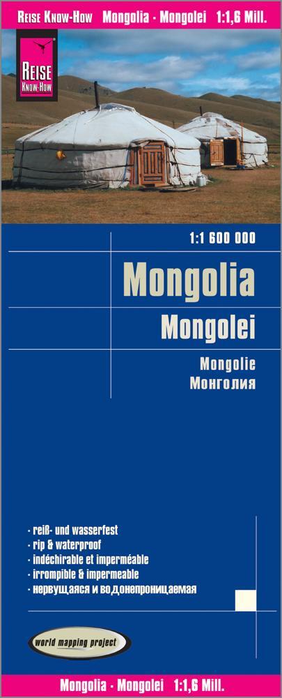 Cover: 9783831773039 | Reise Know-How Landkarte Mongolei 1 : 1.600.000 | (Land-)Karte | 2020