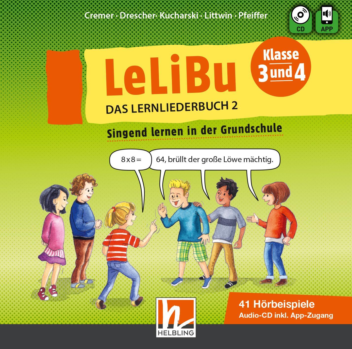 Cover: 9783862273614 | LeLiBu 3/4 - Das Lernliederbuch 2 | Audio-Aufnahmen | Pfeiffer (u. a.)