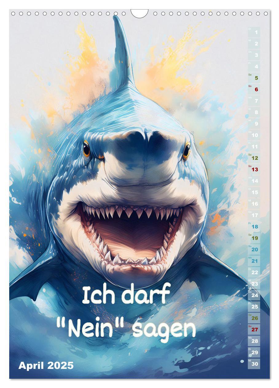 Bild: 9783457164464 | Ich bin stark - Ein tierischer Affirmationskalender (Wandkalender...