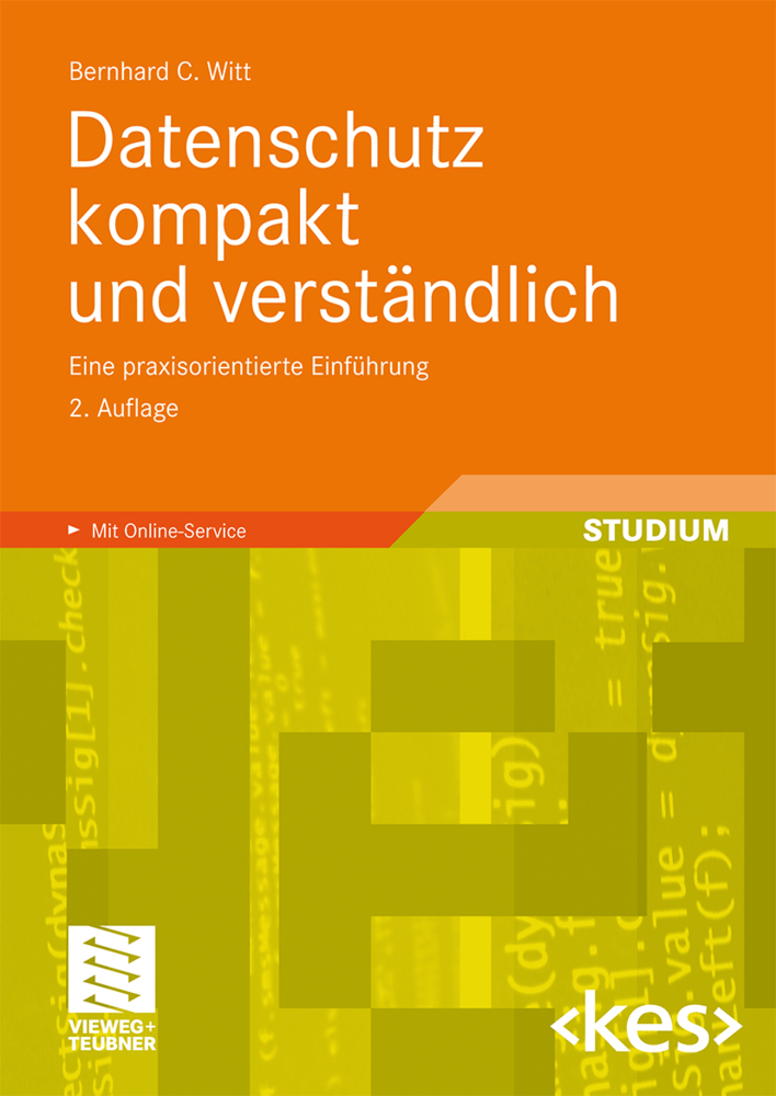 Cover: 9783834812254 | Datenschutz kompakt und verständlich | Bernhard C. Witt | Taschenbuch