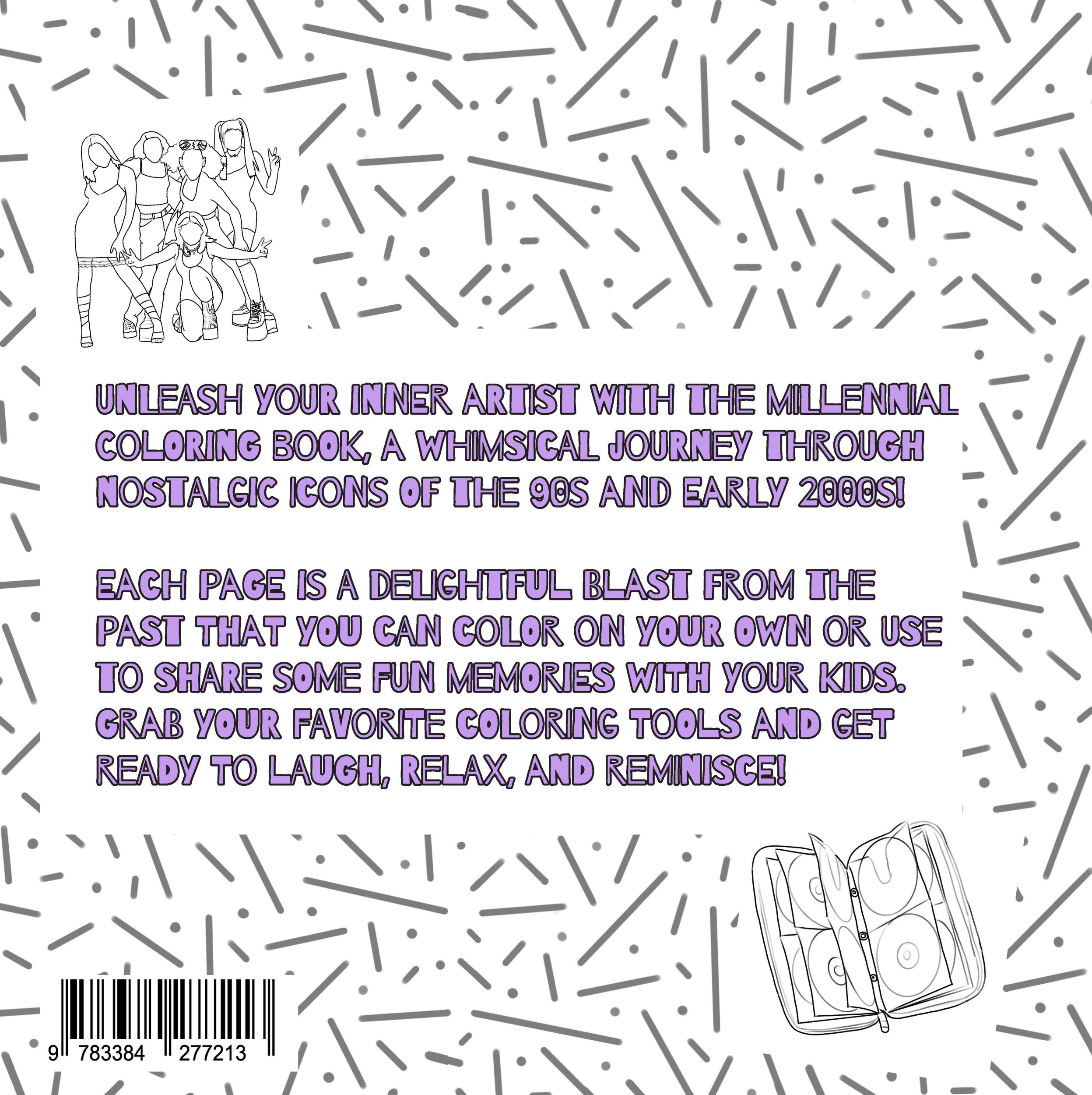 Rückseite: 9783384277213 | Millennial Coloring Book | for millennial kids and kids of millennials