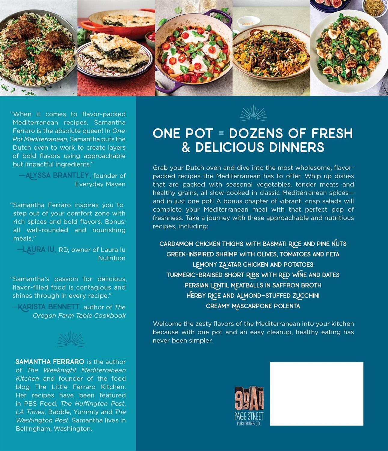 Rückseite: 9781645679844 | One-Pot Mediterranean | Samantha Ferraro | Taschenbuch | Englisch