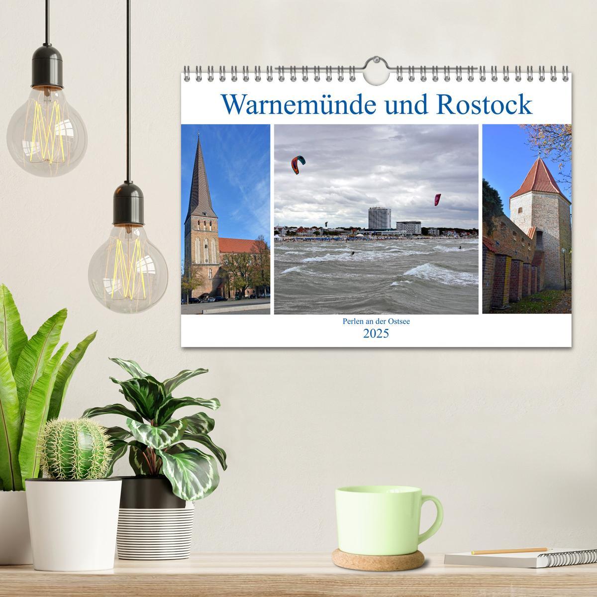 Bild: 9783435231935 | Warnemünde und Rostock, Perlen an der Ostsee (Wandkalender 2025 DIN...