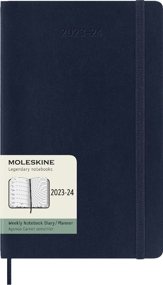 Bild: 8056598856934 | Moleskine 18 Monate Wochen Notizkalender 2023/2024, Large/A5, Saphir