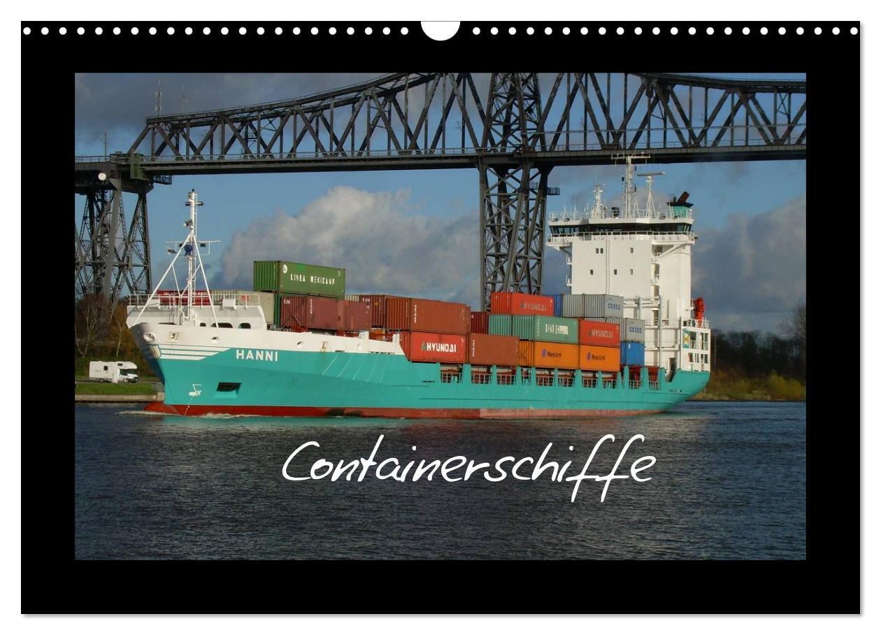 Cover: 9783675962804 | Containerschiffe (Wandkalender 2024 DIN A3 quer), CALVENDO...