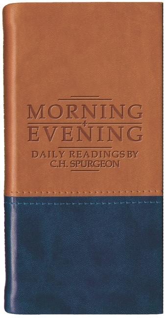 Cover: 9781845501839 | Morning and Evening - Matt Tan/Blue | Daily Readings by C. H. Spurgeon