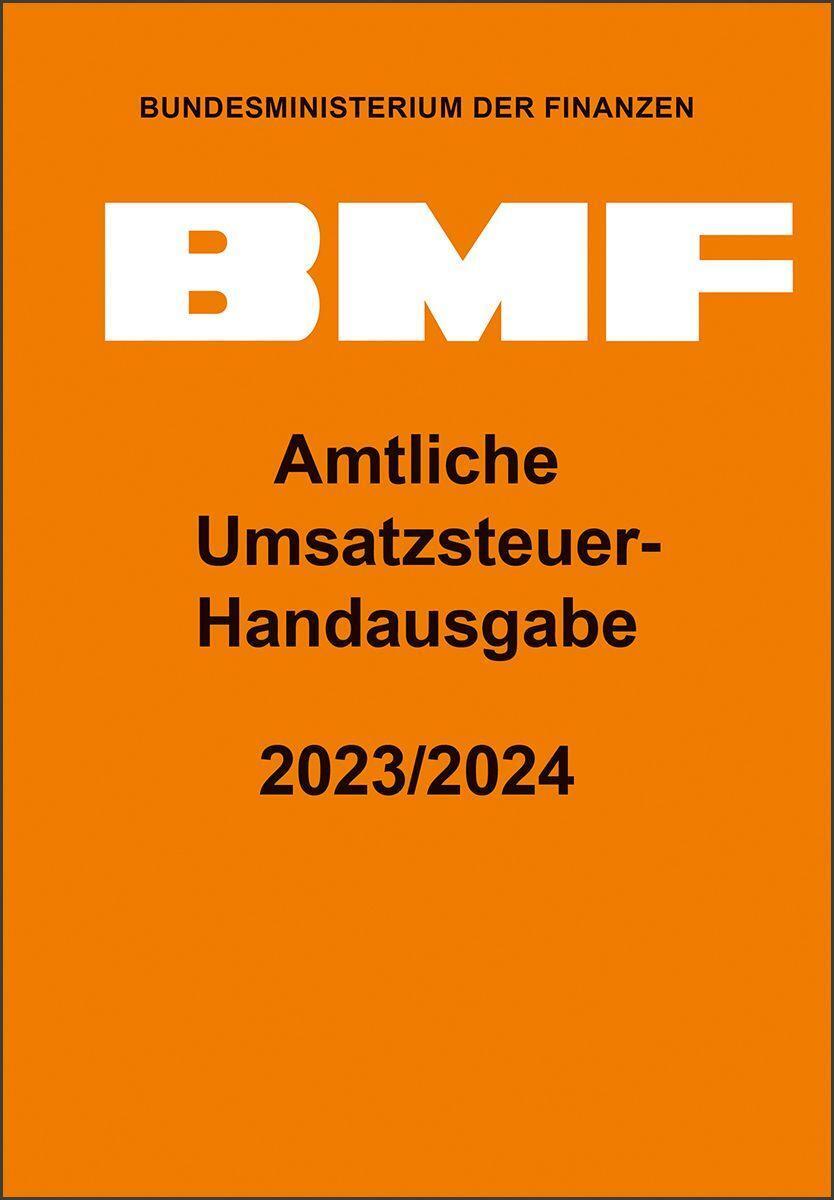 Cover: 9783482661693 | Amtliche Umsatzsteuer-Handausgabe 2023/2024 | Finanzen | Buch | 2024