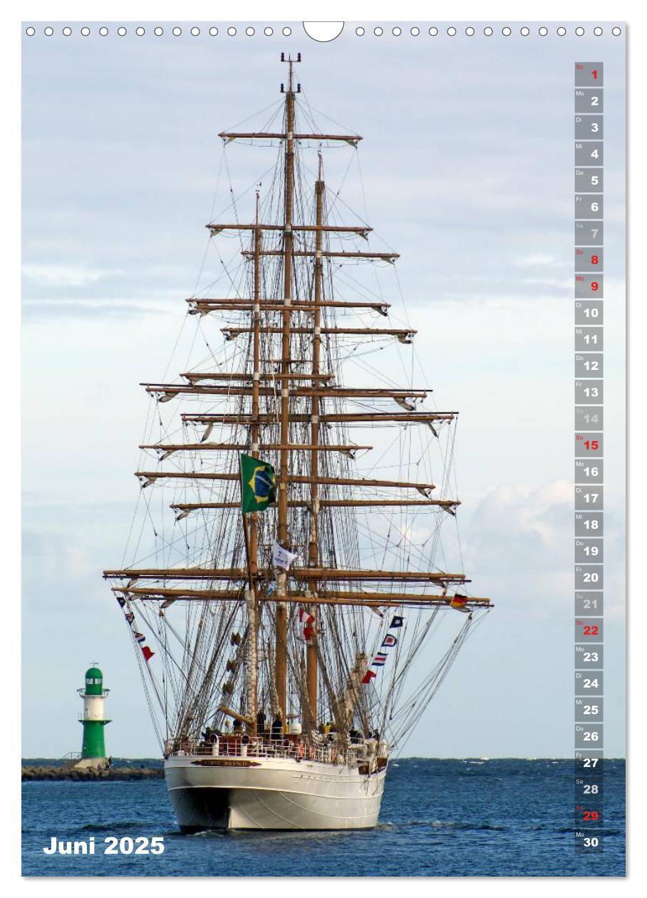 Bild: 9783457043059 | Segelromantik - Großsegler auf der Ostsee (Wandkalender 2025 DIN A3...