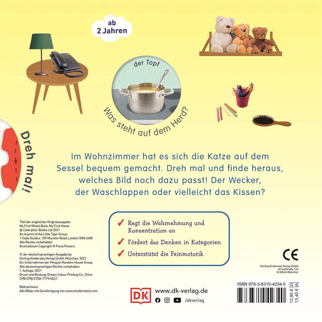 Rückseite: 9783831042340 | Erstes Lernen Drehen. Mein Zuhause | DK Verlag - Kids | Buch | 12 S.