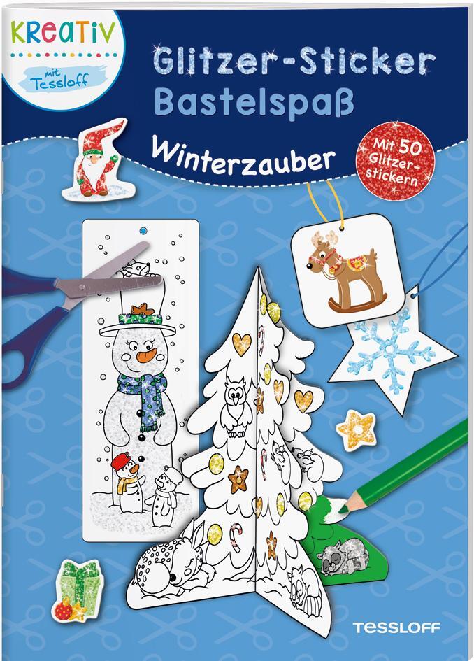 Cover: 9783788644321 | Glitzer-Sticker Bastelspaß. Winterzauber | Taschenbuch | 16 S. | 2021