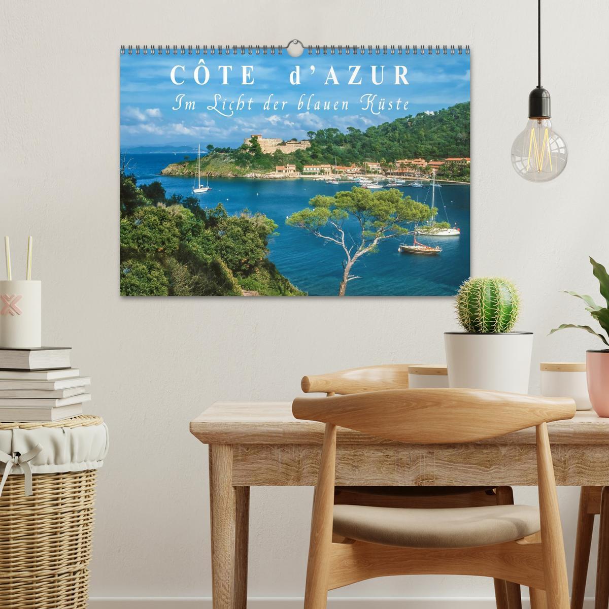 Bild: 9783435673452 | Cote d'Azur - Im Licht der blauen Küste (Wandkalender 2025 DIN A3...