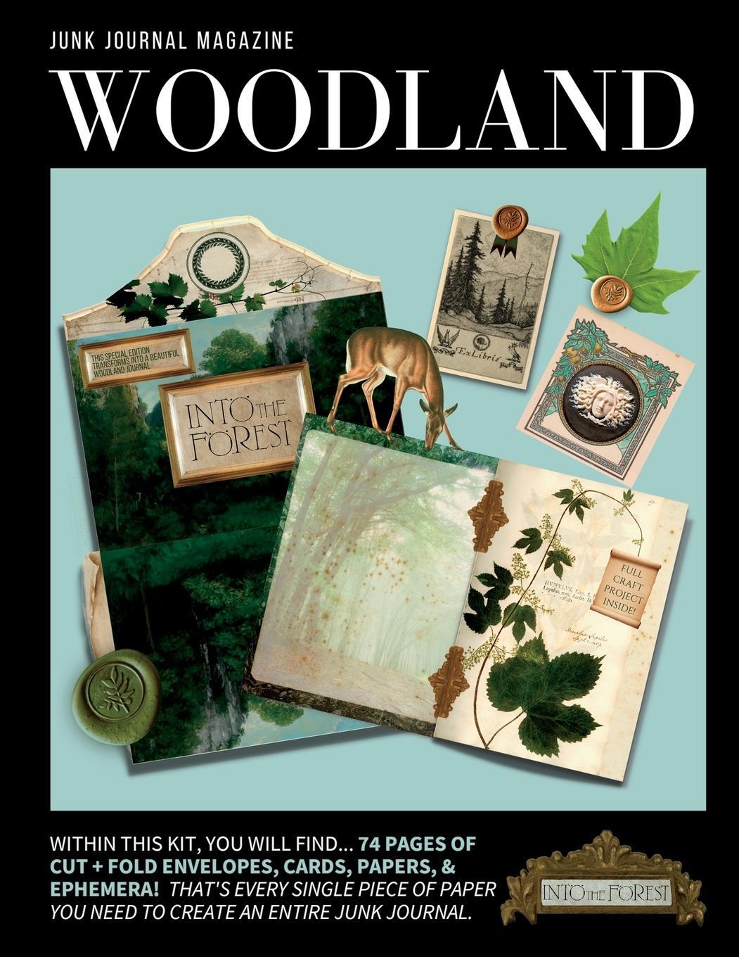 Cover: 9781736115299 | Junk Journal Magazine - Woodland | House Elves Anonymous | Taschenbuch
