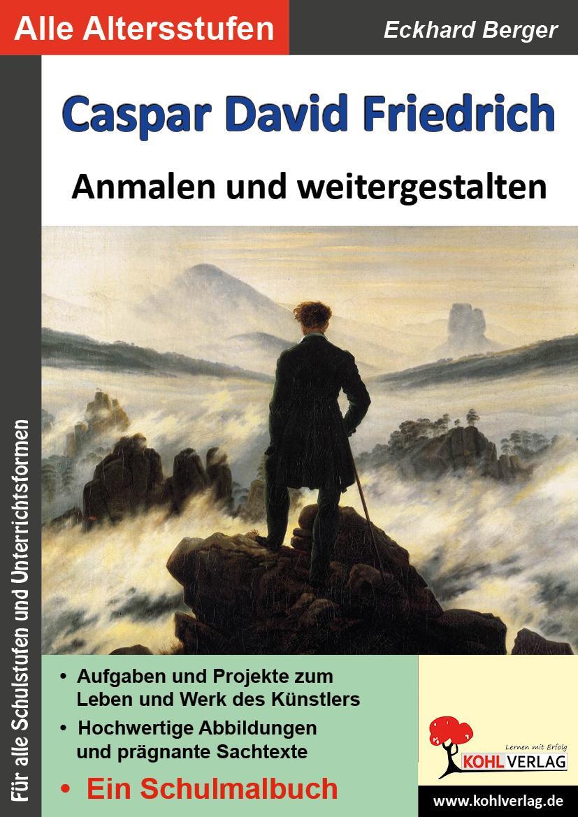 Cover: 9783960400783 | Caspar David Friedrich ... anmalen und weitergestalten | Berger | Buch