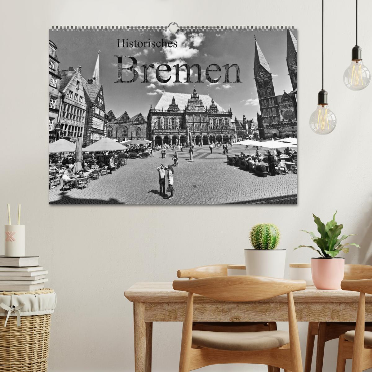 Bild: 9783435587971 | Historisches Bremen (Wandkalender 2025 DIN A2 quer), CALVENDO...