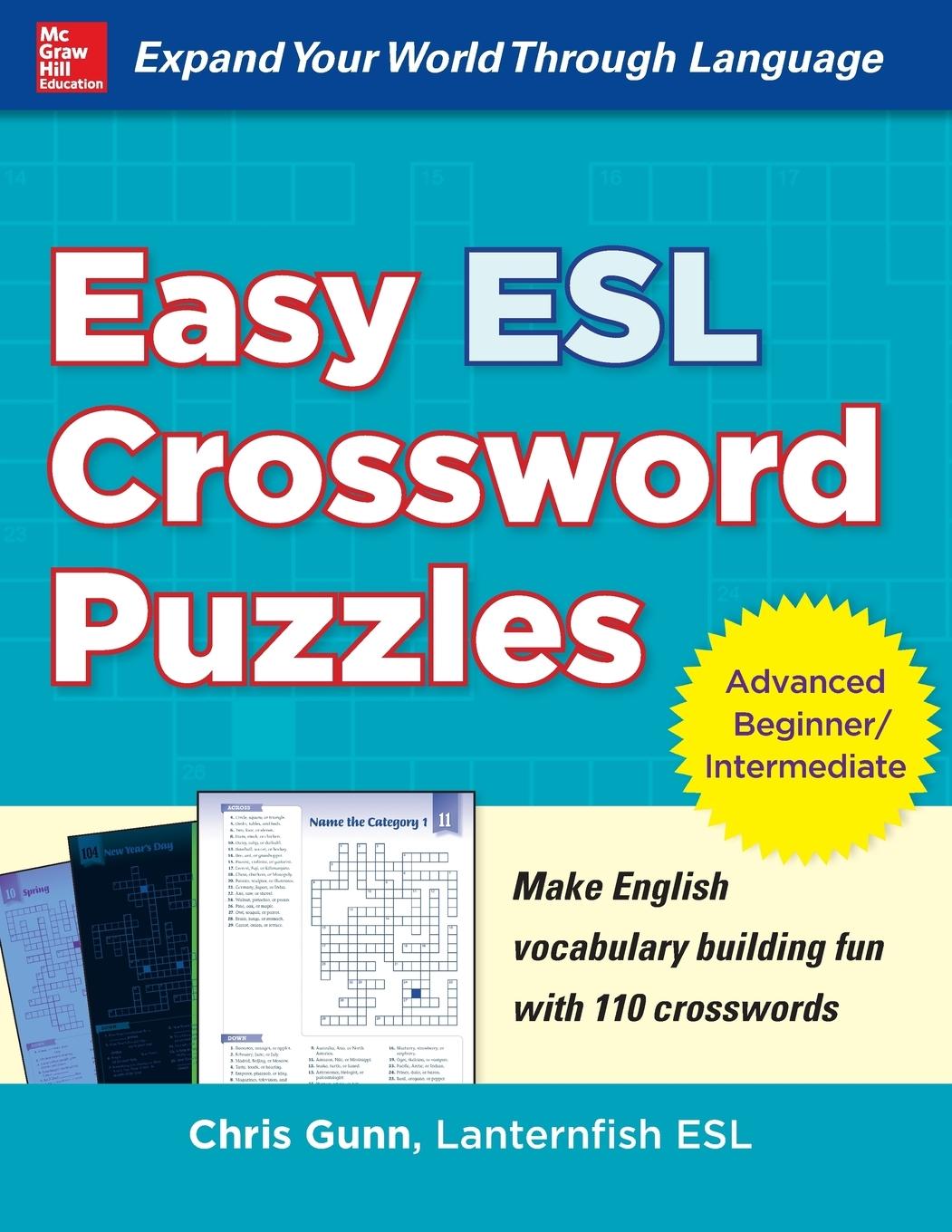 Cover: 9780071821346 | EASY ESL CROSSWORD PUZZLES | Gunn | Taschenbuch | Englisch | 2013