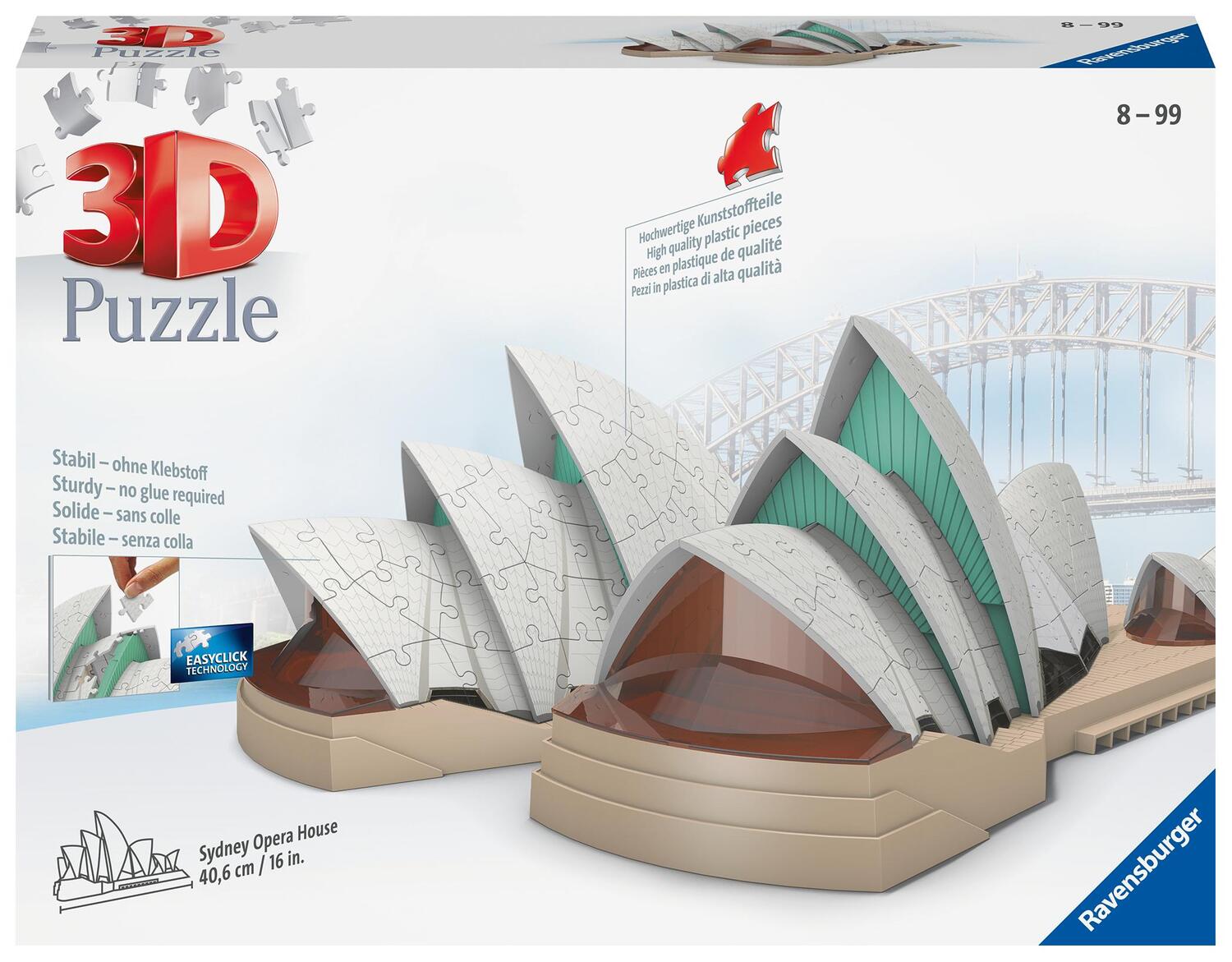 Cover: 4005556112432 | Ravensburger 3D Puzzle 11243 - Sydney Opera House - 216 Teile - Das...
